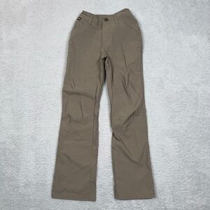 Kuhl Kids Small Brown Nylon Spandex Hiking Outdoor Cargo Pants Articulated Knee